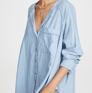 Free People Tops - ⬇️Free People | Keep It Simple Linen Chambray top Free People Tops - ⬇️Free People | Keep It Simple Linen Chambray top